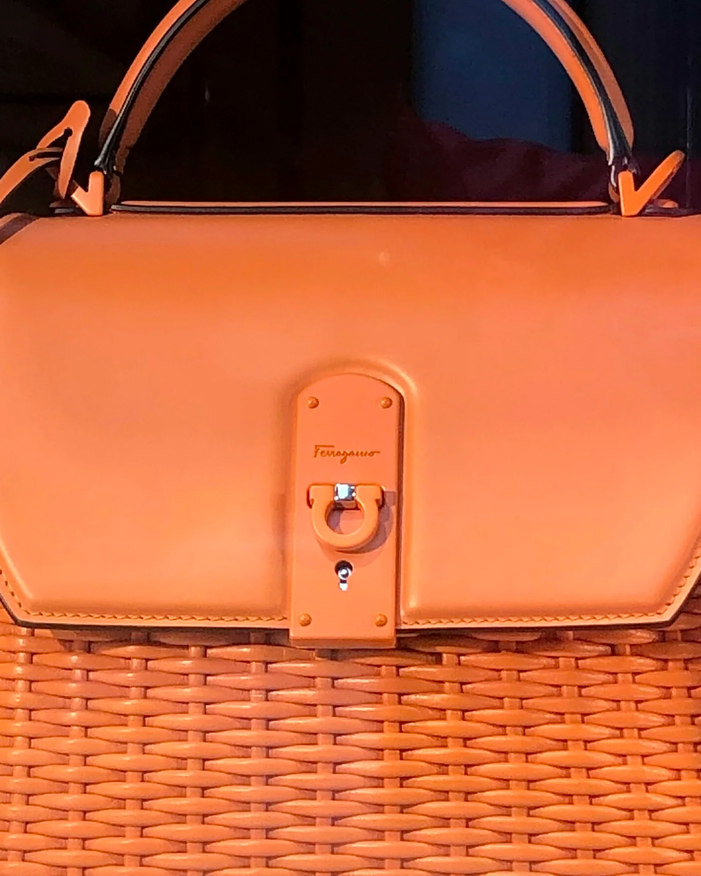 Juno Croc-Effect Clutch